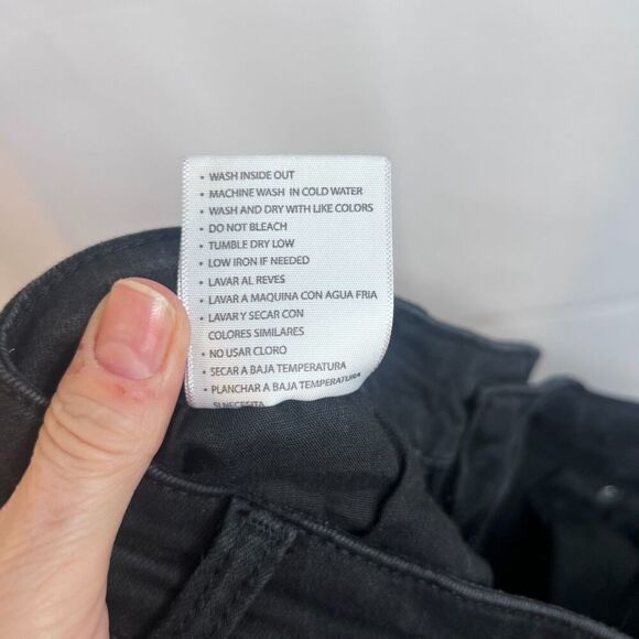 KanCan Faded Black Straight Slight Flare Non Destructed Jeans Size 11/29 - Picture 10 of 11